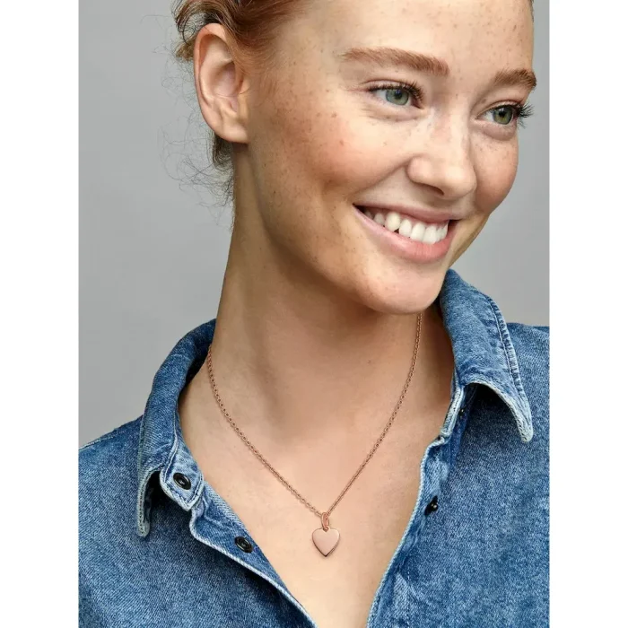 Engravable Heart Tag Pendant - Image 3