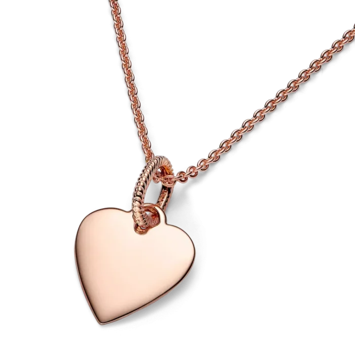 Engravable Heart Tag Pendant - Image 6