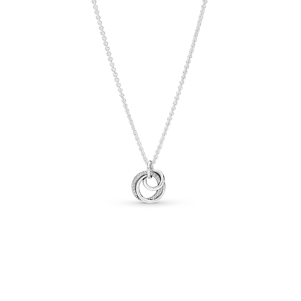 Family Always Encircled Pendant Necklace