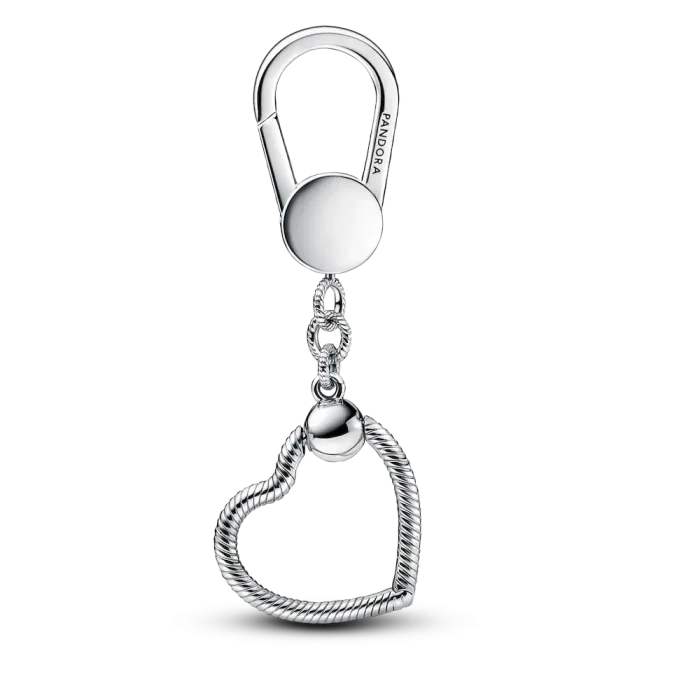 FINAL SALE - Pandora Moments Small Heart Bag Charm Holder - Image 3