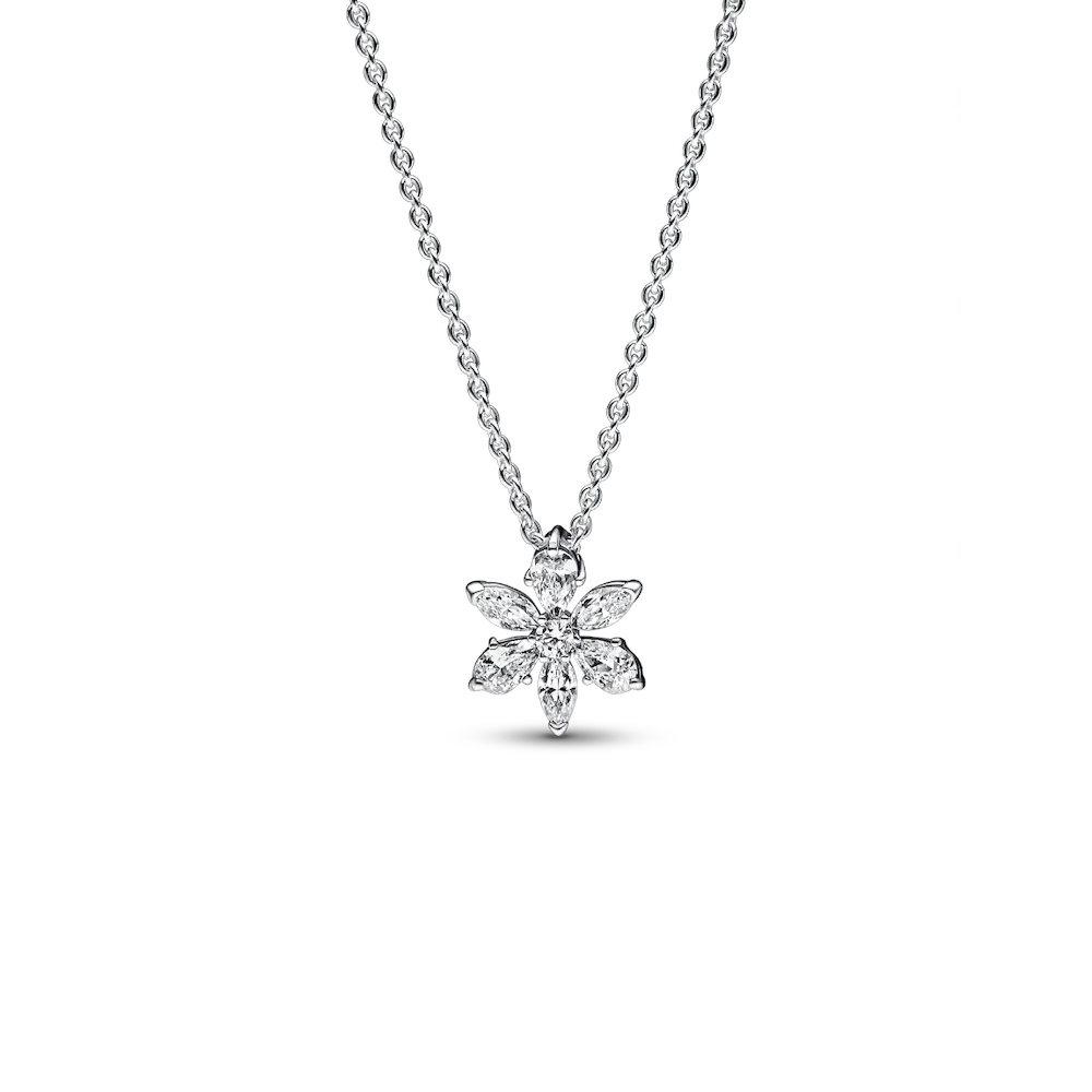 Sparkling Herbarium Cluster Pendant Necklace