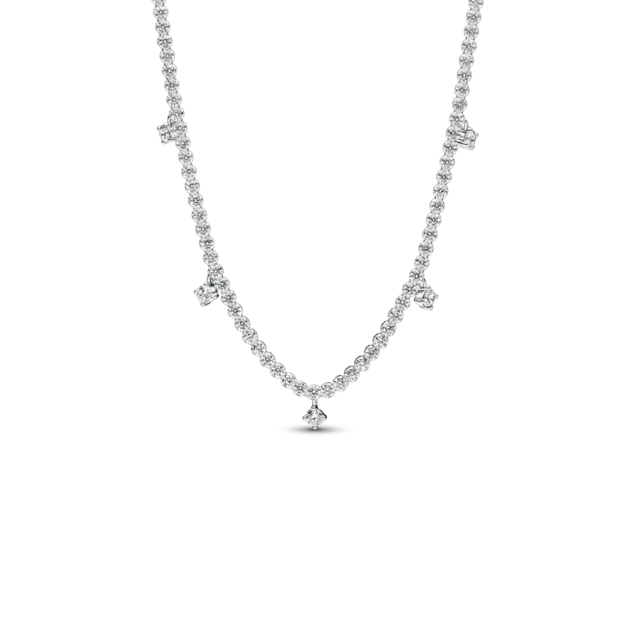 Sparkling Drop Collier Necklace - Image 2