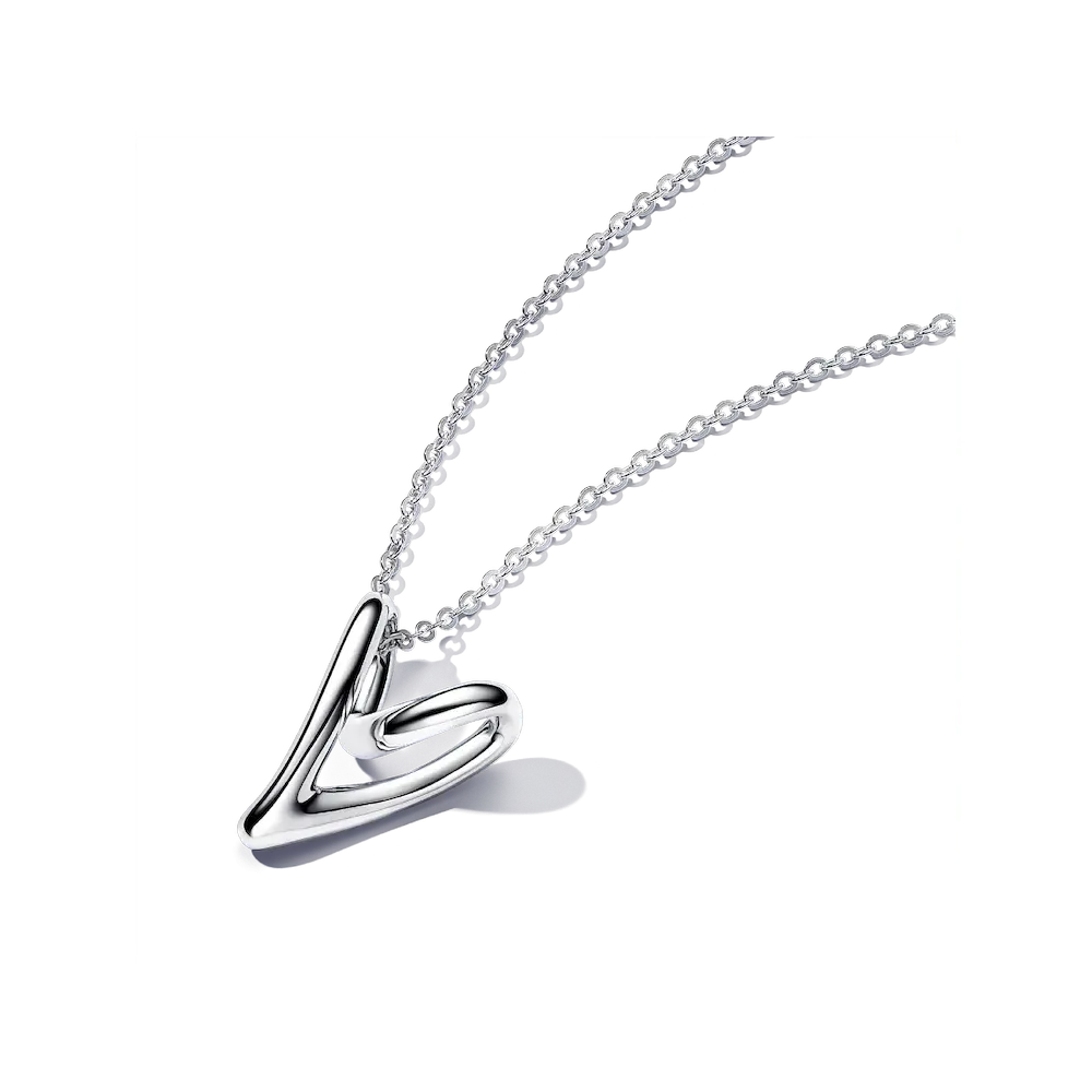 393272C00_RGB.webp Organically Shaped Heart Pendant Necklace - Image 1