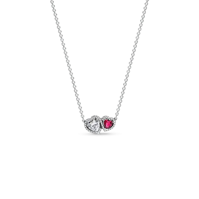 Sterling Silver Halo Hearts Gift Set - Image 2