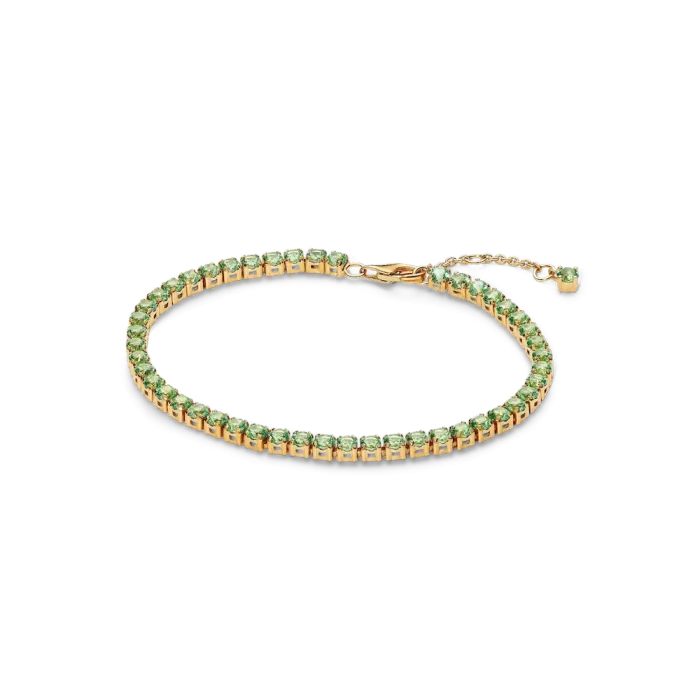 Sparkling Green Bracelet and Earring Set - Image 5