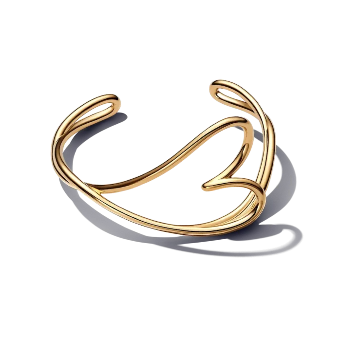 Organically Shaped Heart Bangle - Image 6