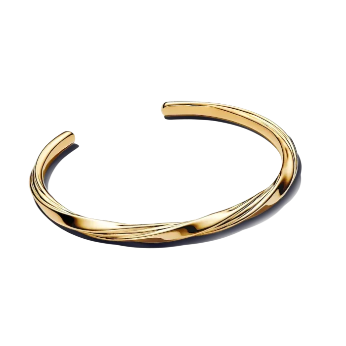 Twisted Open Bangle - Image 5