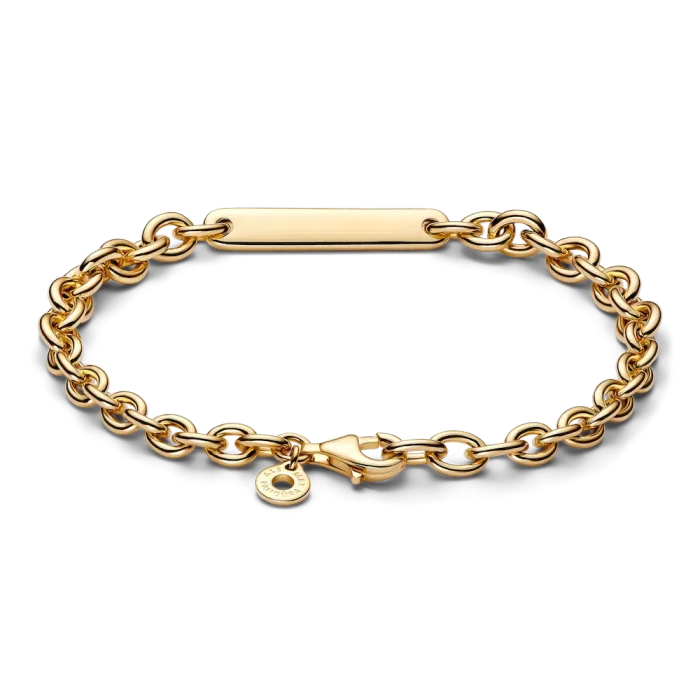 Engravable Bar Link Bracelet - Image 6