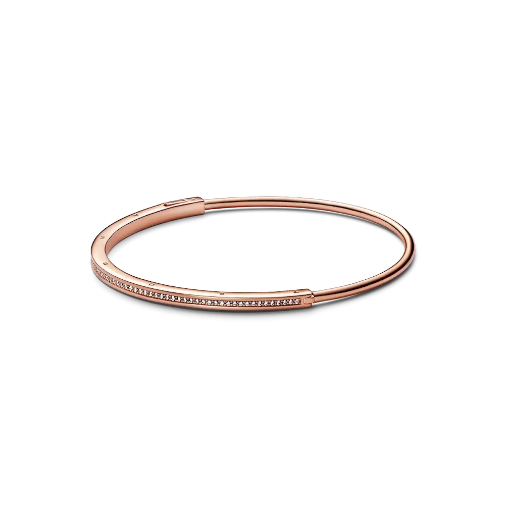 582313C01_RGB.webp Pandora Signature I-D Pavé Bangle - Image 1