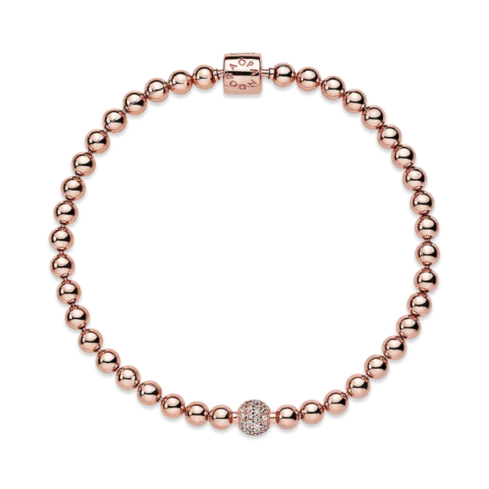 Beads & Pavé Bracelet - Image 4