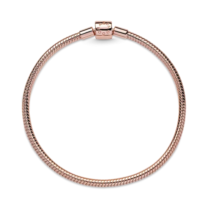 FINAL SALE - Pandora Moments Barrel Clasp Snake Chain Bracelet - Image 7