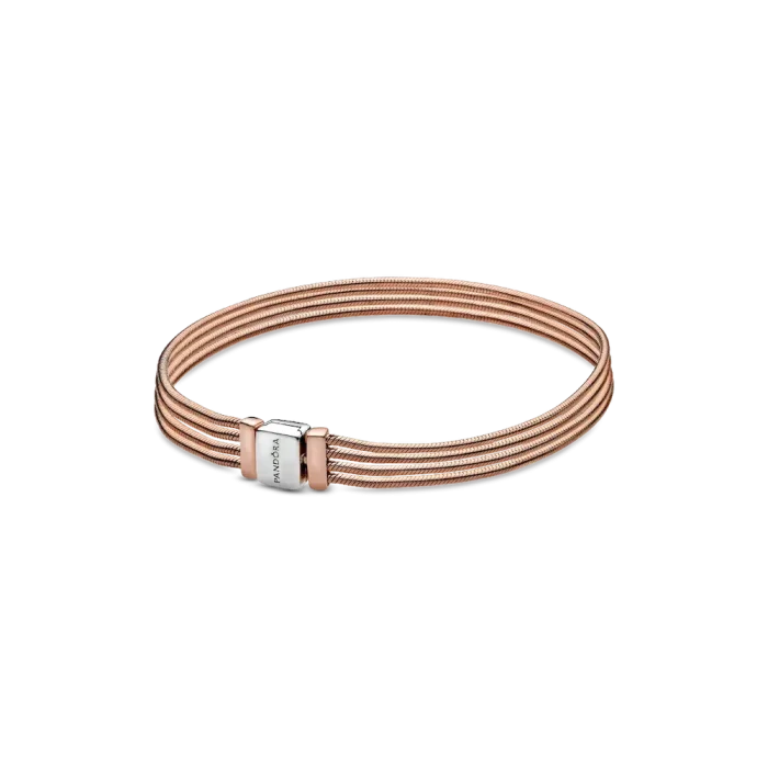 FINAL SALE - Pandora Reflexions™ Multi Snake Chain Bracelet - Image 2