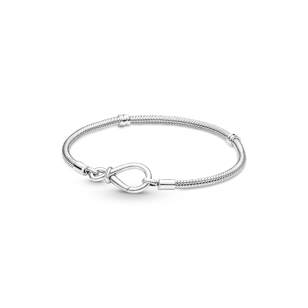 Pandora Moments Infinity Knot Snake Chain Bracelet