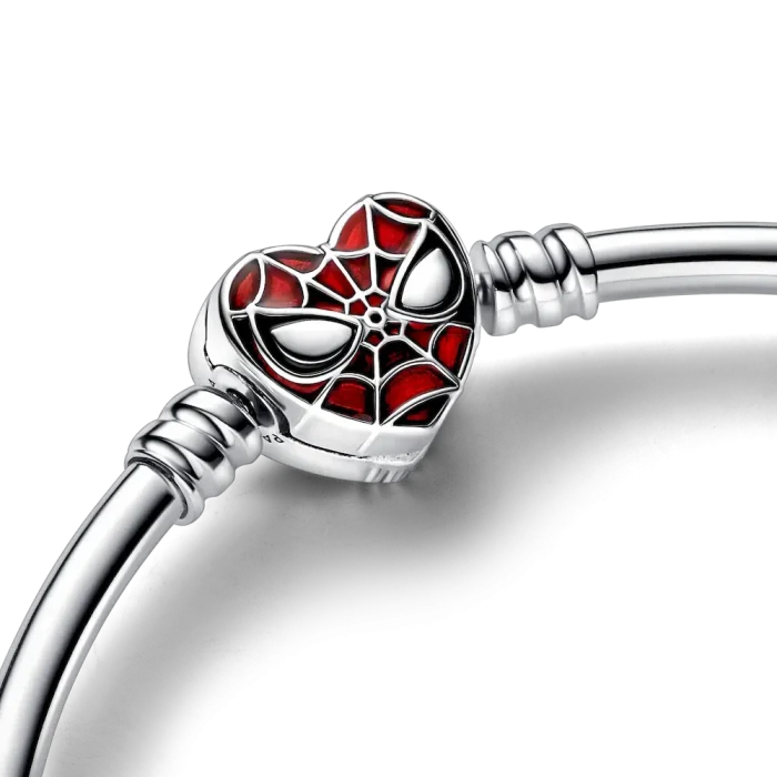 Pandora Moments Marvel Spider-Man Mask Clasp Bangle - Image 4