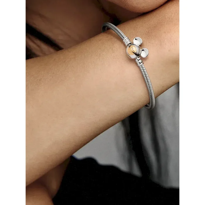 FINAL SALE - Disney 100th Anniversary Moments Snake Chain Bracelet - Image 3