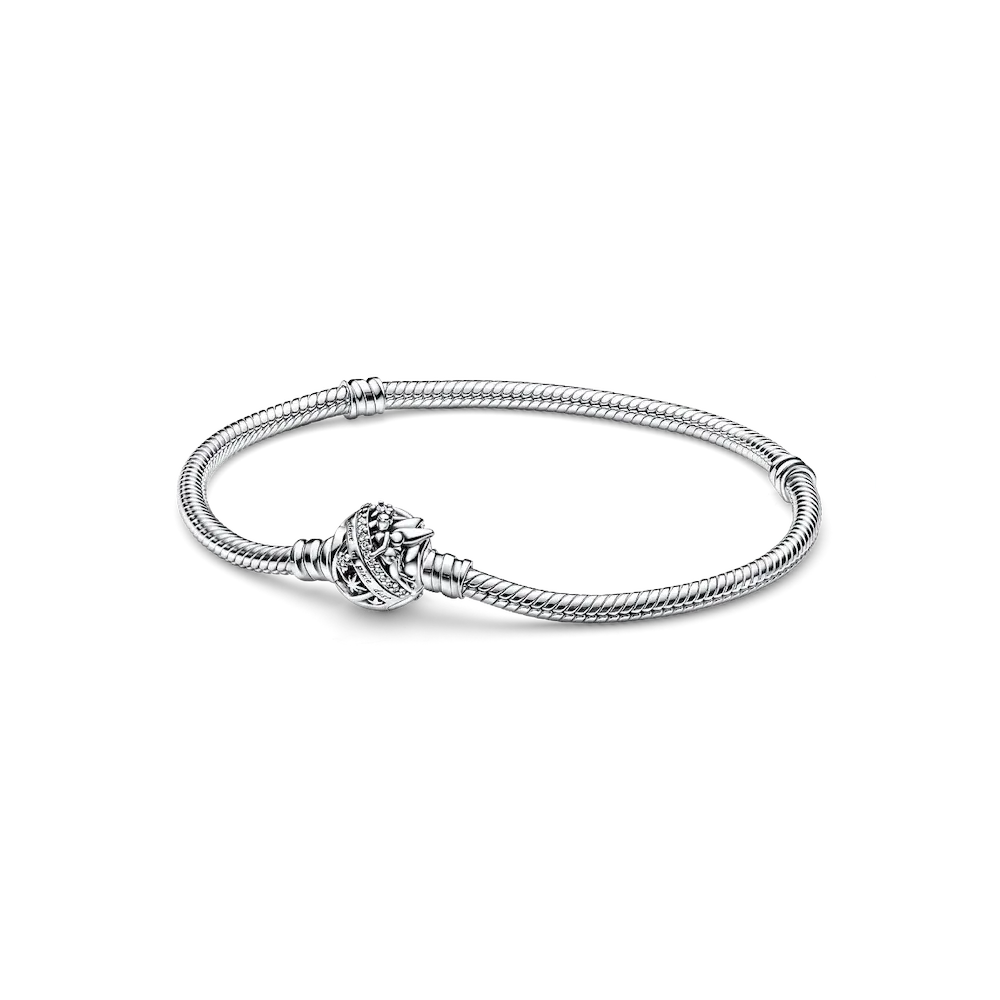 Disney Tinker Bell Clasp Moments Snake Chain Bracelet
