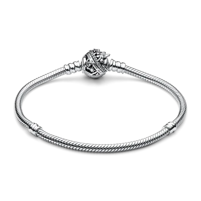 Disney Tinker Bell Clasp Moments Snake Chain Bracelet - Image 4