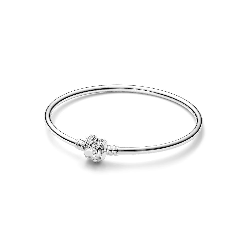 592733C01_RGB.webp FINAL SALE - Pandora Moments Limited Edition Shooting Star Charm Bangle - Image 1