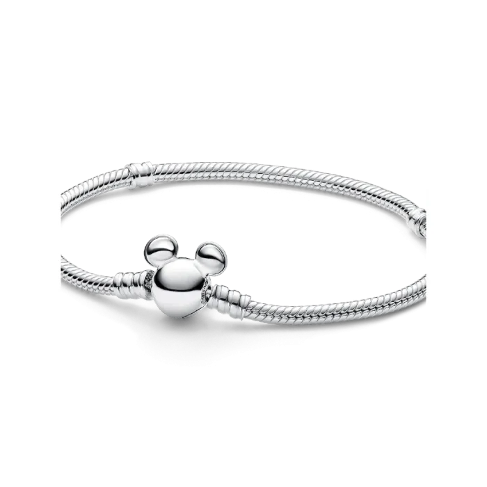 Mickey Mouse and Minnie Mouse Splittable Dangle Charm Bracelet Set - Image 3