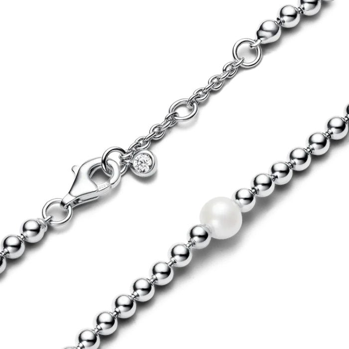 Treated Freshwater Cultured Pearl & Beads Bracelet - Image 5