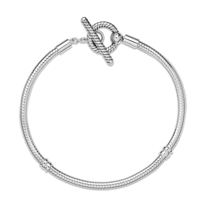 Pandora Moments T-Bar Snake Chain Bracelet - Image 8