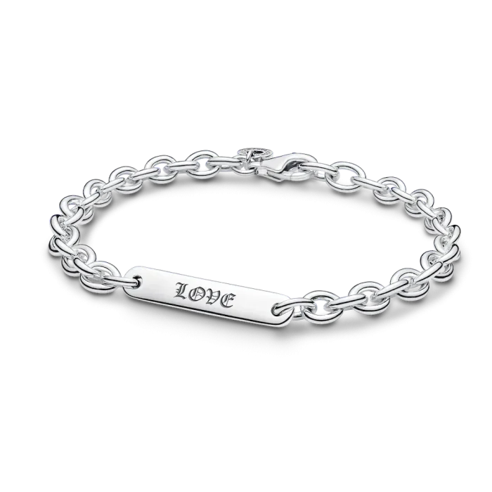 Engravable Bar Link Bracelet - Image 4