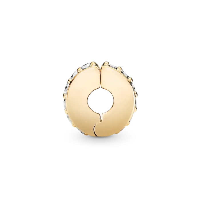 Clear Sparkling Row Clip Charm - Image 3