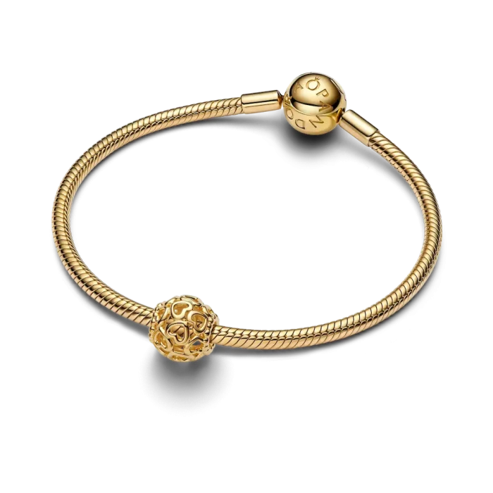 Openwork Heart Charm - Image 2