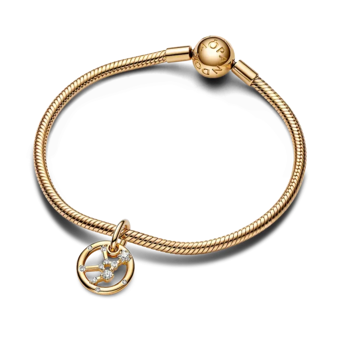 Virgo Zodiac Dangle Charm Bracelet Set - Image 13