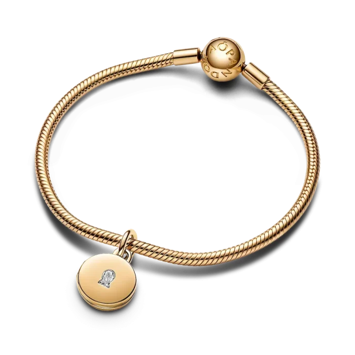 Openable & Engravable Love Locket Dangle Charm - Image 11