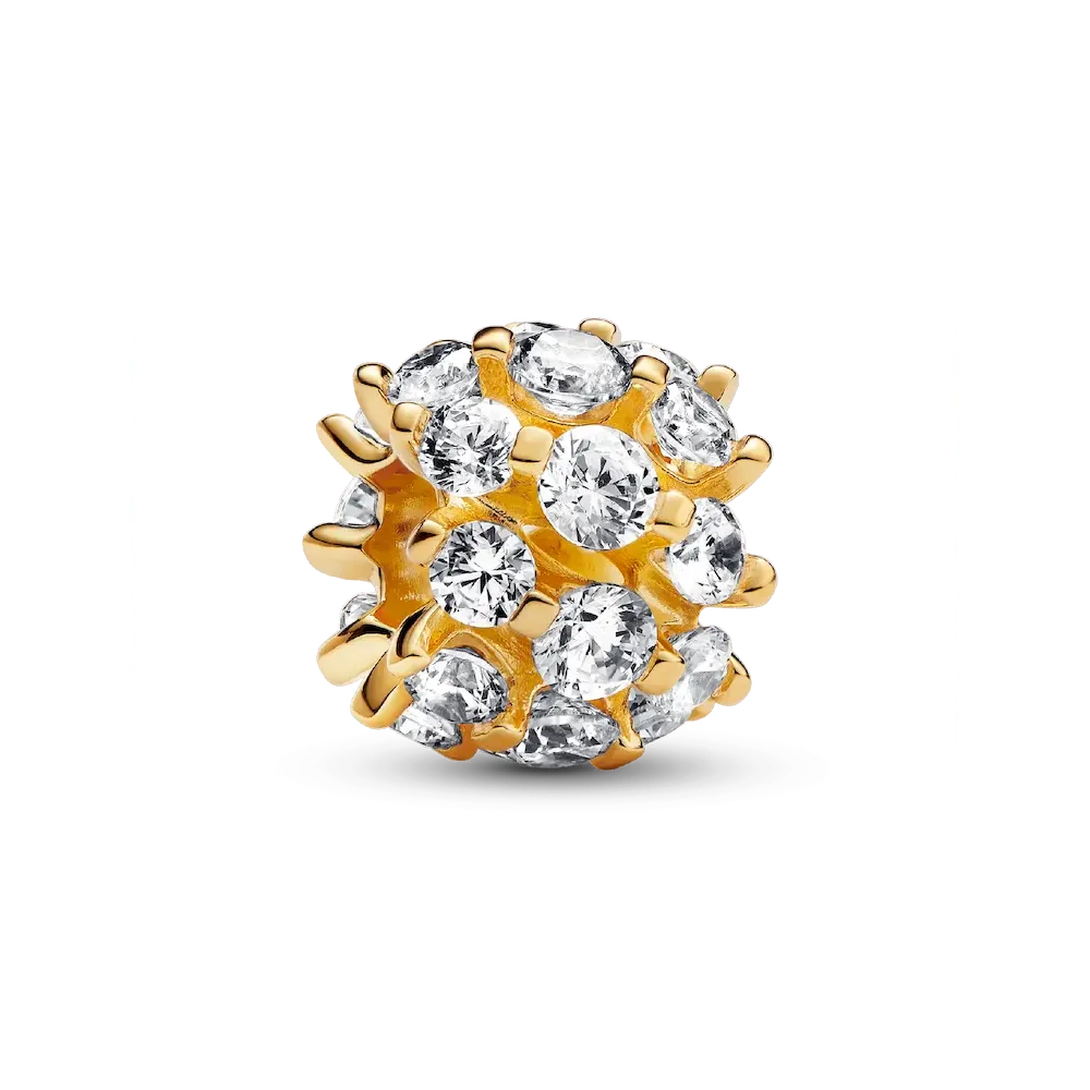 Sparkling Round Charm