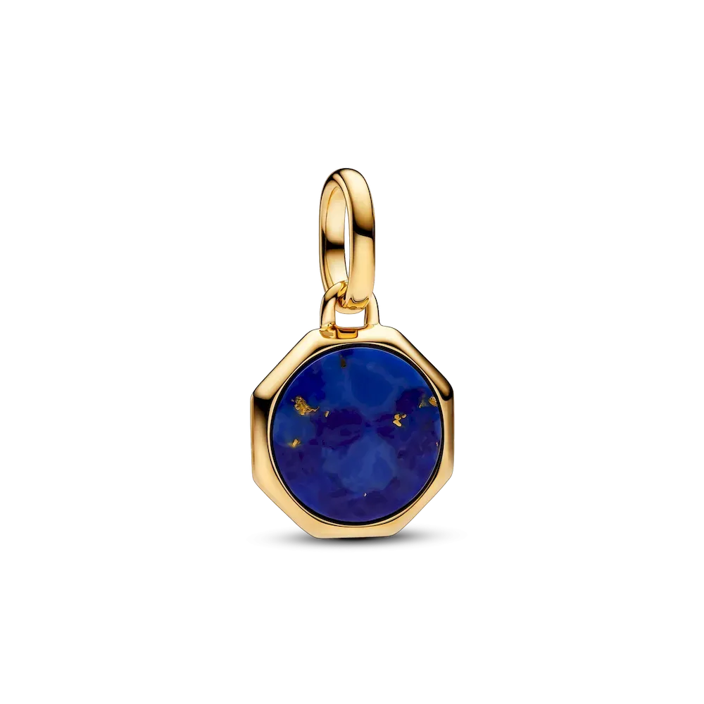 763388C01_RGB.webp Blue Engravable Mini Medallion Charm - Image 1