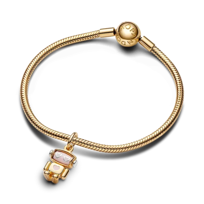 Spinnable Face Robot Dangle Charm - Image 5