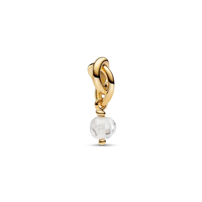 April Engravable Dangle Charm Necklace Set - Image 2