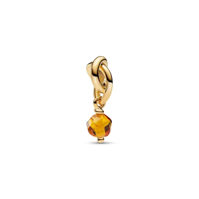 November Engravable Dangle Charm Necklace Set - Image 2