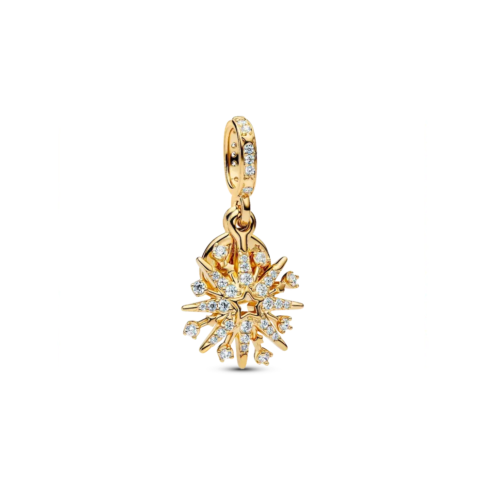 Sparkling Firework Double Dangle Charm