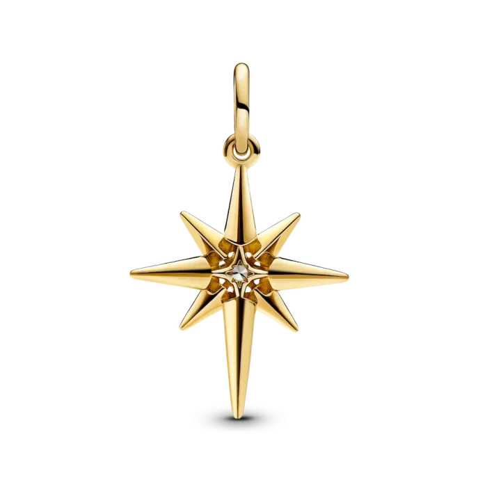 Sparkling North Star Dangle Charm - Image 4