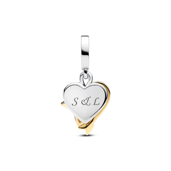 Arrow of Love Bracelet and Engravable Charm Set - Image 7