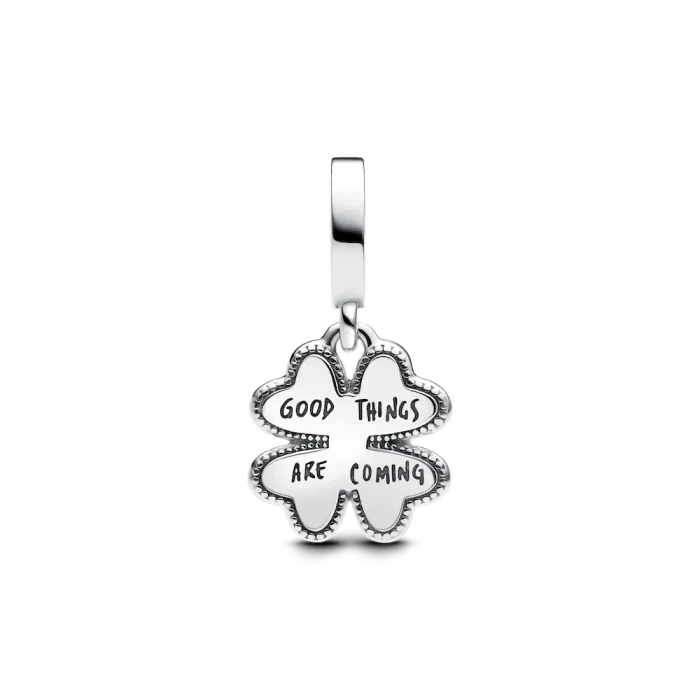 2025 Four Leaf Clover Lab-Grown Diamond Dangle Charm - Image 6