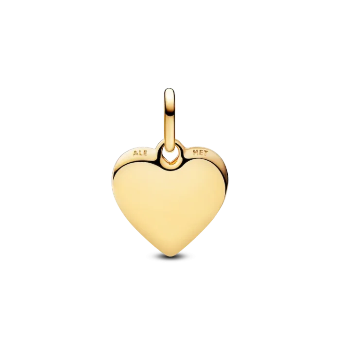 Engravable Heart Medallion Charm - Image 6