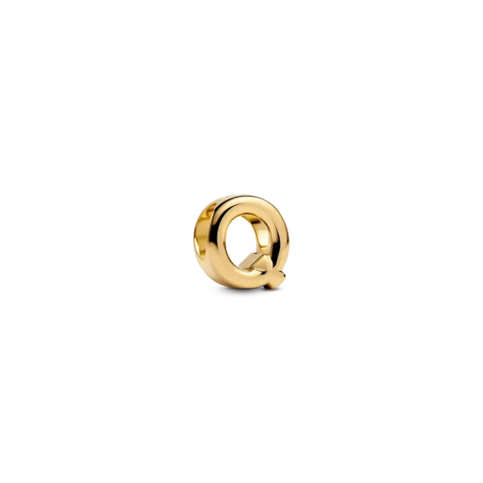 Letter Q Charm Necklace - Image 2