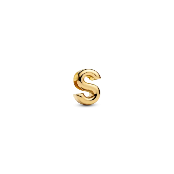 Letter S Charm Necklace - Image 2