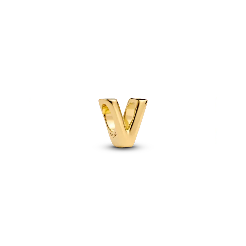 Letter V Alphabet Charm
