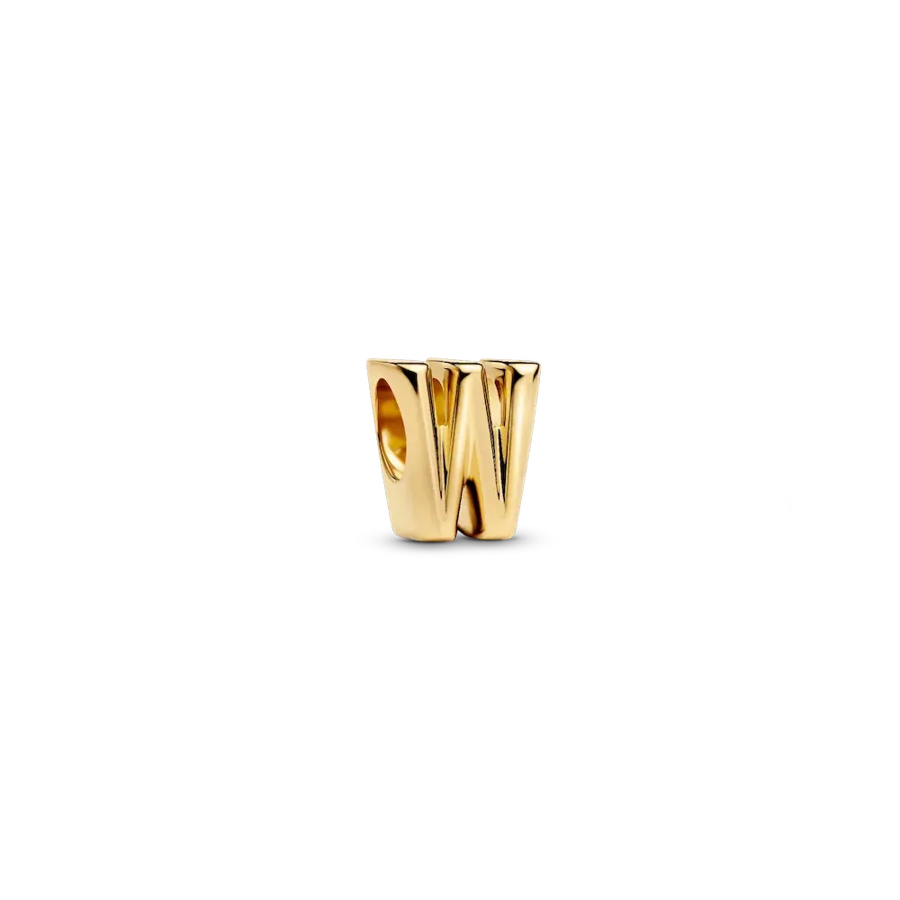 Letter W Alphabet Charm