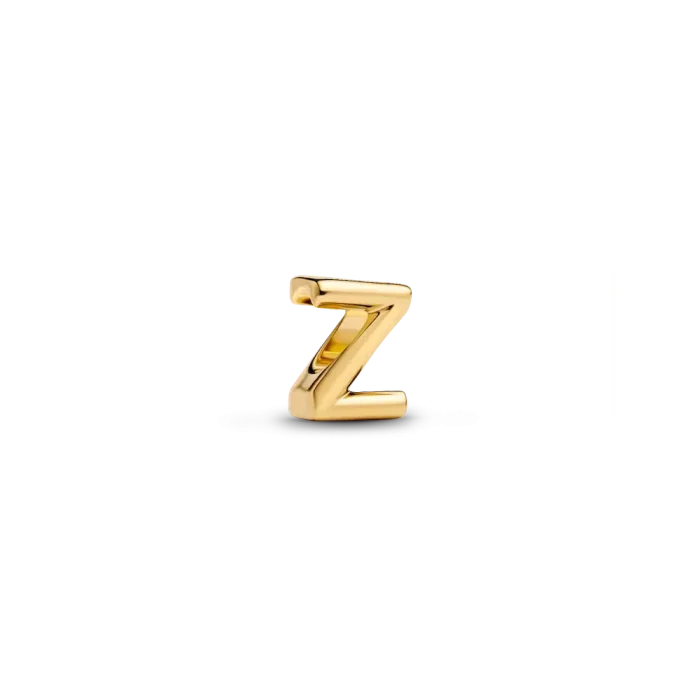 Letter Z Charm Necklace - Image 2