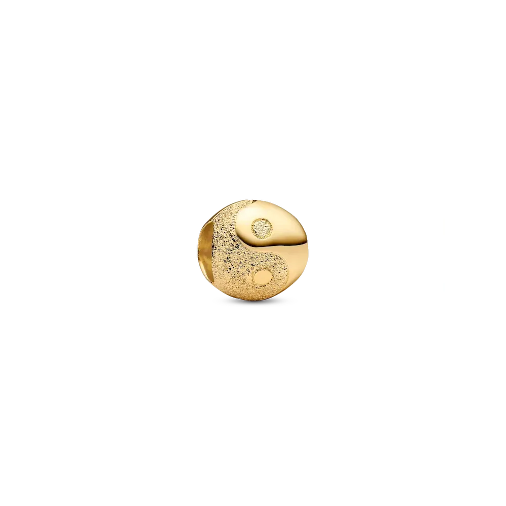 Textured Yin and Yang Mini Charm