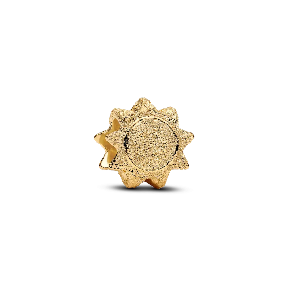 Textured Sun Mini Charm