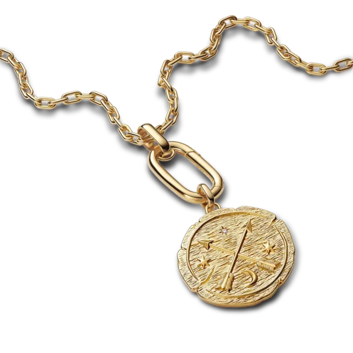 Crossing Arrows Oversized Medallion Charm - Image 4