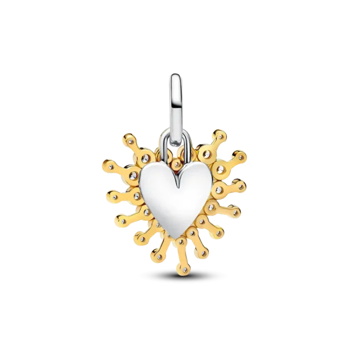 Radiant Heart Double Dangle Charm - Image 5