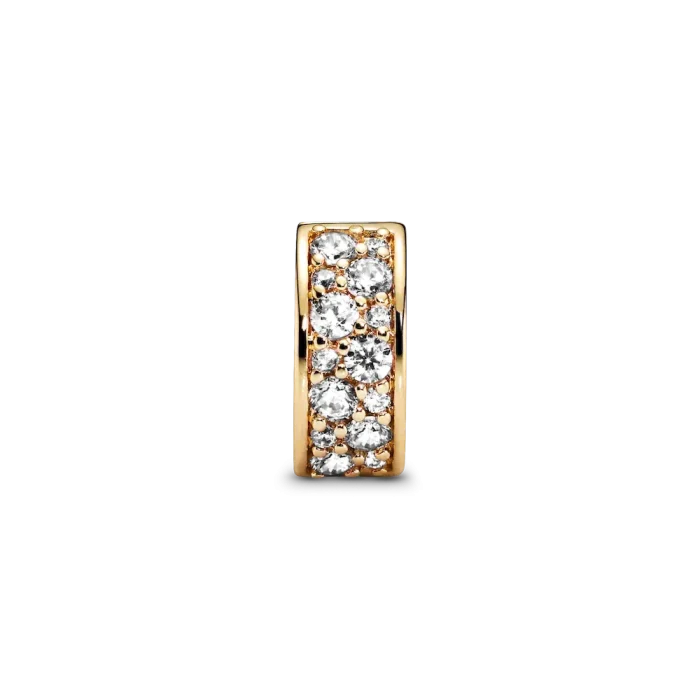 Clear Pavé Clip Charm - Image 6